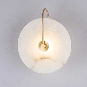 Moderne marmeren led wandlamp persoonlijkheid thuis wanddecoratie lampenkap led verlichting armatuur voor home decor slaapkamer gouden lampen 210724