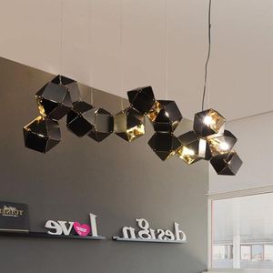 Moderne metalen creatieve hanglamp voor woonkamer eetkamer cirkelvormig ontwerp hangende lampen woondecoratie verlichtingsarmaturen299D