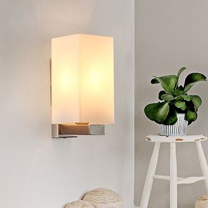 Moderne minimalistische slaapkamer nachtkastje wandlamp creatieve led gangpad wandlamp hotel bedlampje