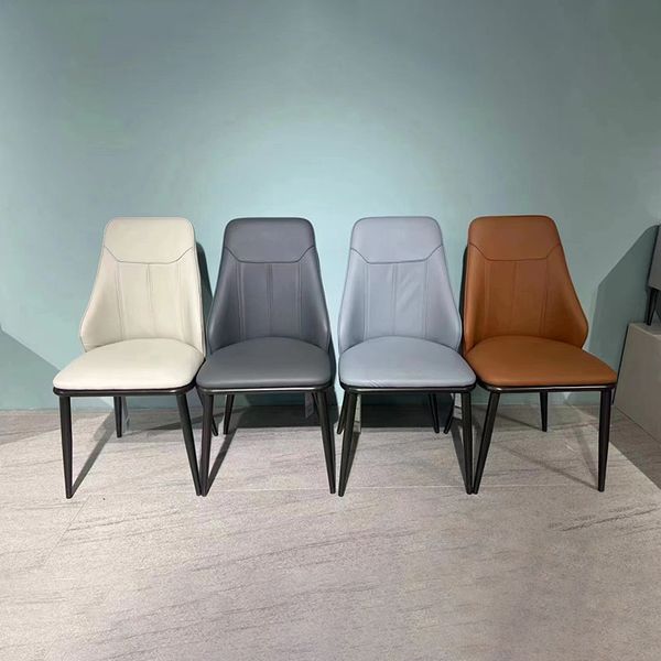 Chaises de salle à manger minimalistes modernes, salons familiaux, chaises de luxe légères, vente en gros et personnalisation d'échantillons