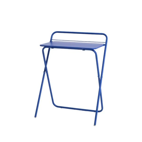 Table pliante de maison minimaliste moderne Table de la barre debout Klein Blue Haulthed Ins Net Red Standing ordinateur portable Mesa de Cama