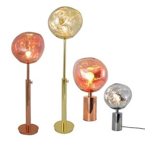 Moderne minimalistische smeltende PVC lampenkap tafellamp vloerlamp lava onregelmatige woonkamer slaapkamer nachtkastje verlichting E27248n