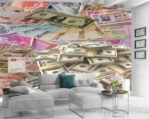 Moderne Muurschildering 3D Wallpaper Munten Van Over de hele wereld Woondecoratie Woonkamer Slaapkamer Wandbekleding HD Wallpaper