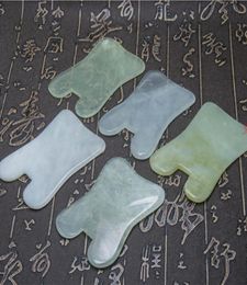 Modern Natural Jade Stone Guasha Gua Sha Board vierkante vorm Massage Hand Massager Ontspanning Gezondheidszorg Beauty Tool ST1561000716