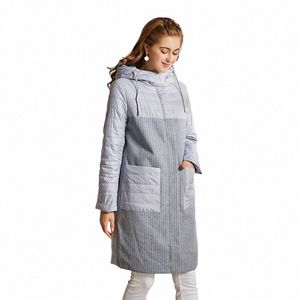 Moderne NOUVELLE SAGA Manteau matelassé Femmes Hiver Cott Veste rembourrée Parka à capuche Femmes Automne Lg Veste Poche Doudoune Femme z8mW #