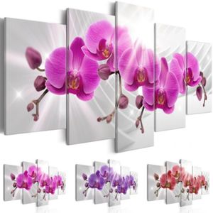 Modern olieverfschilderij op canvas abstracte bloemen home decor orchideebloemen decoratief olieverfschilderij kunst aan de muur bloem picture216q