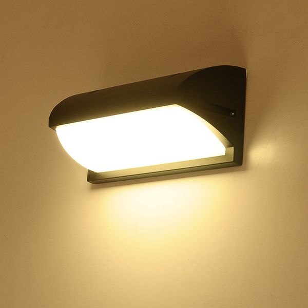 Lámpara de pared moderna para exteriores, luces impermeables para jardín, puerta led, balcón, terraza, luces de jardín, lámpara para exteriores