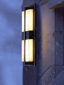 Moderne Outdoor Waterdicht IP65 Wandgemonteerde lamp LED -verlichting Tuin Porta SCONCE LICHT 96/220V GOUD ZWART LUMINIRE