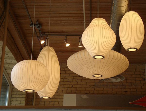 Lampes suspendues modernes lanternes de style chinois boule créative personnalisée soucoupe volante lampe en soie magasin de vêtements