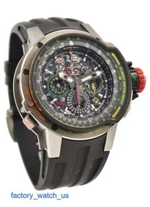 RM Wrist Watch RM39-01 Automatique Winding Flyback Chronograph Aviation RM3901 Watch Pilot Watch Automatic mécanique Tourbillon Mouvement de mouvement