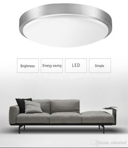 Plafonnier LED rond moderne Dia21cm 12W monté en Surface luminaires de foyer simples étude salle à manger salon hall maison couloir lumière3279744