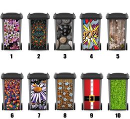 Calcomanías de pegatinas extraíbles de la basura moderna accesorios de ktichen pegatinas de pared de regalo creativo 120 litro 240 litro 2011067251573