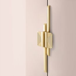 Modern eenvoudige gouden grijze ronde aanrechtkast deurlade trekt keukenkast deurgreep meubels handgrepen hardware