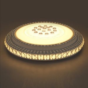 Moderne eenvoudige woonkamer lichten vierkante led kristal plafondlamp 24W 36W ronde slaapkamer restaurant lichten AC85-265V