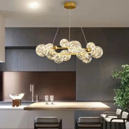 Chandeliers de plafond dalmable à LED moderne Bright Dente