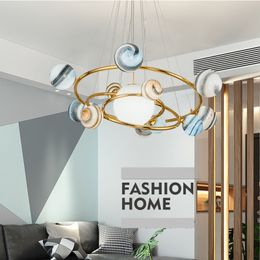 Moderne stijl kroonluchter kleurrijke glazen bal led hanglamp voor eetkamer woonkamer bar G4 led lamp AC 85-265V gratis verzending