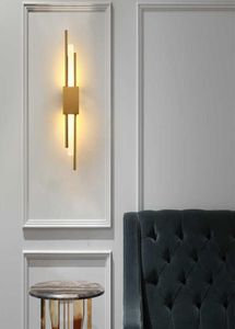 Lampe murale à LED de tuyau à l'or et noir de 50 cm noir pour le couloir du couloir du couloir du couloir du couloir du couloir du couloir de salon