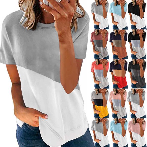 Camisetas modernas, camisetas modernas de verano a la moda, camisetas para mujer, camisetas informales Unisex, camisetas de manga corta, camisetas Y0621