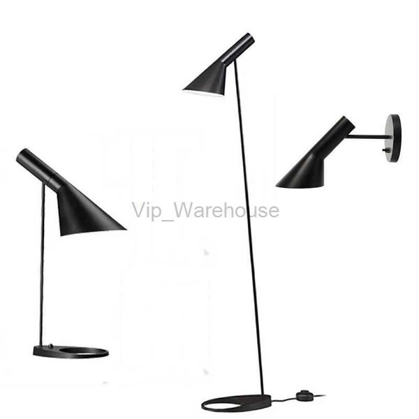 Lámpara de mesa moderna Lámpara de mesa negra Lámpara de pie minimalista moderna para sala de estar Accesorios de iluminación para hotel HKD230808