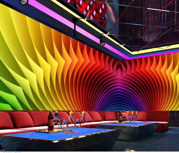 fond d'écran moderne pour un salon fantastique bar KTV papiers peints peinture décoration murale fond