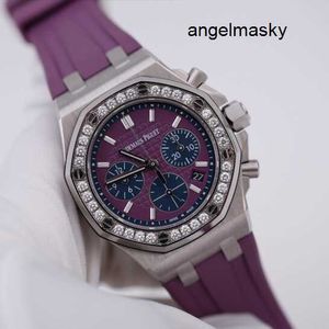 Montre moderne chronographe AP montre-bracelet Epic Royal Oak Offshore 26231ST montres pour hommes en acier de précision serti de diamants machines automatiques montre suisse de renommée mondiale W