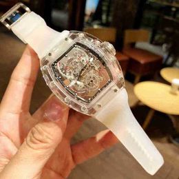 Relojes modernos Diseñador Hombres Reloj Rm11 Movimiento mecánico Ristwatch de alta calidad para hombres Moda clásica transparente T82W / HB