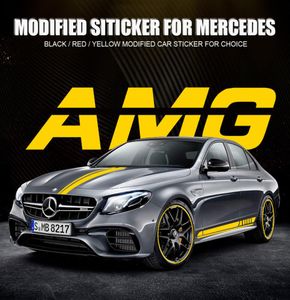 Autocollant de carrosserie de carrosserie modifiée Sticker latérale latérale pour Benz AMG Nouvelle ECA CLASS5215203