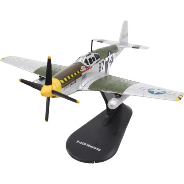 Modle nord-américain P-51 Mustang Single-Seat Figther Plan 172 Aircraft militaire 25cm modèle Aviation Aviation Collectible Souvenir 230602