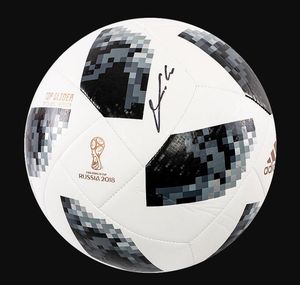 Modric COUTINHO Suarez Autographié Signé Signé Auto Collectable Memorabilia 2018 WORLD CUP SOCCER BALL