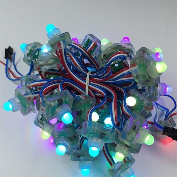 Modules 1000pcs 12mm WS2811 Carré LED Pixel Module DC12V Étanche IP68 Numérique Diffus Adressable RVB Pleine Couleur Noël Adverti3340