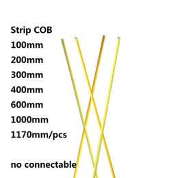 Módulos 5 Unids/lote Petents Super Thin Flip COB LED Strip Tube L600x6mm 400x6mm 300x6mm DC12V 12w 8w 6w Fuente de luz de barra dura DIYLED