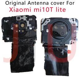 Módulos para la lente de vidrio de cámara trasera Xiaomi MI10T Lite con cubierta de antena de marco Cubierta principal Piezas de reparación de repuesto para MI 10T Lite