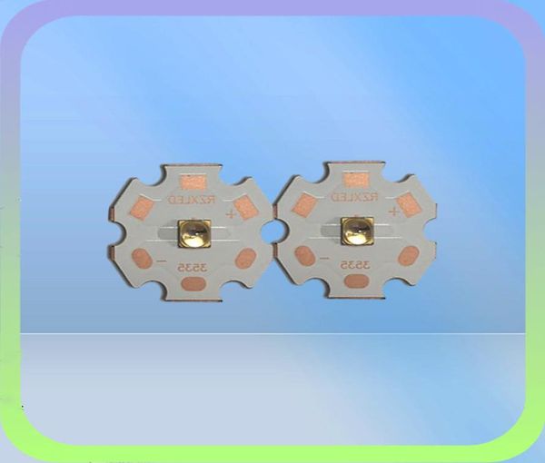 Modules LLED 5V 100MA UVC 250NM 254NM 256NM AVEC 30angles d'objectif PCB cuivre 16 mm pour EG dans des lunettes ou des composants optiques8752163