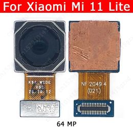 Modules Caméra arrière arrière d'origine pour Xiaomi MI 11 Lite MI11 View à l'arrière principal Big Camera Module Remplacement Flex Replaying Pièces de rechange