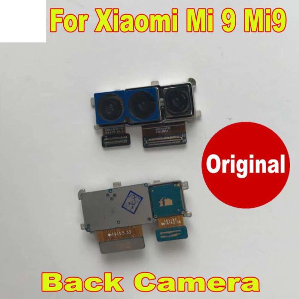 Modules originaux de caméra de travail testé pour xiaomi mi 9 mi9 m9 double principal grand arrière-vue module de caméra module de téléphone