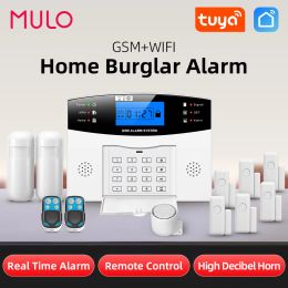 Modules Tuya Smart Home Alarm PG505 GSM Residential Wireless House Alarm WiFi Anti Vol Alarm System Security Home Support Alexa