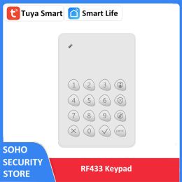 Módulos TUYA SMART RF433 Disarma de alarma Teclado compatible con WiFi Home Security Alarm System Hub necesario