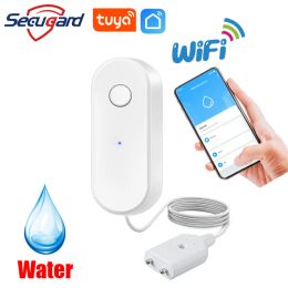 Módulos Sensor de agua WiFi Sensor de tuya Tuya Fuga de alarma Detector de fugas de inundación Smart Home Life Alert de alerta de agua Detección de seguridad