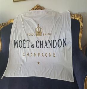 Moet Chandon Champagne Flag 3x5ft 150x90cm Polyester Printing ventilateur suspendu drapeau en laiton 1263885