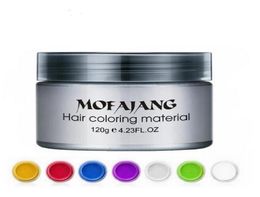 Mofajang – cire pour cheveux, style fort, pommade de restauration, grand squelette lissé, 7 couleurs, 9265081