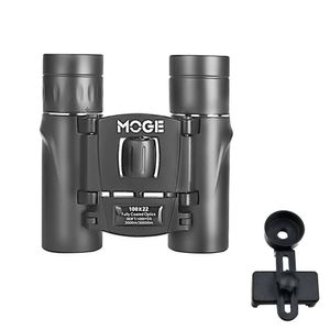 Moge 100x22 / 40x22 HD télescope à lentille de film binoculaire pliable faible niveau de lumière vision nocturne 26 m/1000 m 3000 m/30000 m camping en plein air - .A