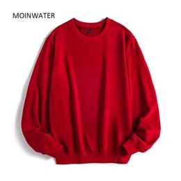 Moinwater Dames Casual Sweatshirts Dame Streetwear Hoodies Vrouwelijke Terry White Black Hoodie Tops Bovenkleding MH2002 210927