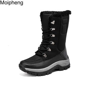 Moipheng Winter 963 Mid-Kalf Waterdichte sneeuw Vrouwen platformschoenen met dikke bont Botas Mujer Combat Boots 231018 278