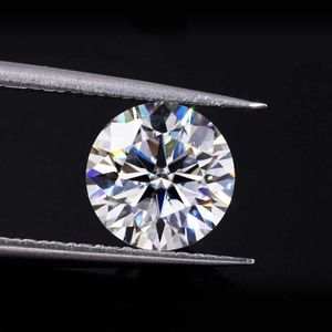 Moissanite 1ct IJ Couleur excellente Coupe Moissanite Pierres Lâches 6.5mm VVS1 HeartArrow Lab Diamant Pierres Précieuses Test Positif H1015