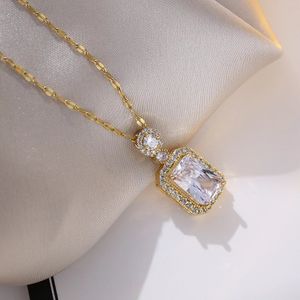 Moissanite Crystal -oorbellen, ringen, kettingen Helgekleurde ronde gesneden diamanten oorbellen Goud vergulde hangende oorbellen Moissanite hendel oorbellen (cadeauset)