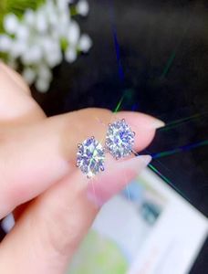 Moissanite populaire stijl aanbeveling Lady Ear nagels 925 Sterling Silver High Hardness Diamond vervangers LJ2010166778276