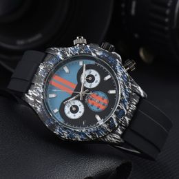 Moissanite Relojes Wrist Watches for Men 2024 Nuevos relojes para hombres. All Dial Work Quartz Watch de alta calidad Top Brand Clock Men Fashion R0L08