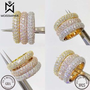 MOISSANITE Rings for Women S Sier Wedding Diamond Ring Men Joya de alta gama Pasado de pases de gama envío gratis