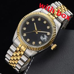 Moissanite montres hommes luxe dame montre noir blanc cadran à quartz lumineux 116234 montre homme datejust 41mm 36mm 28/31mm 904L montre de créateur mode SB007 C23