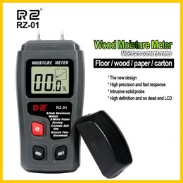Humidimètres RZ bois humidimètre hygromètre bois détecteur d'humidité densité d'arbre numérique testeur d'humidité du bois 231020